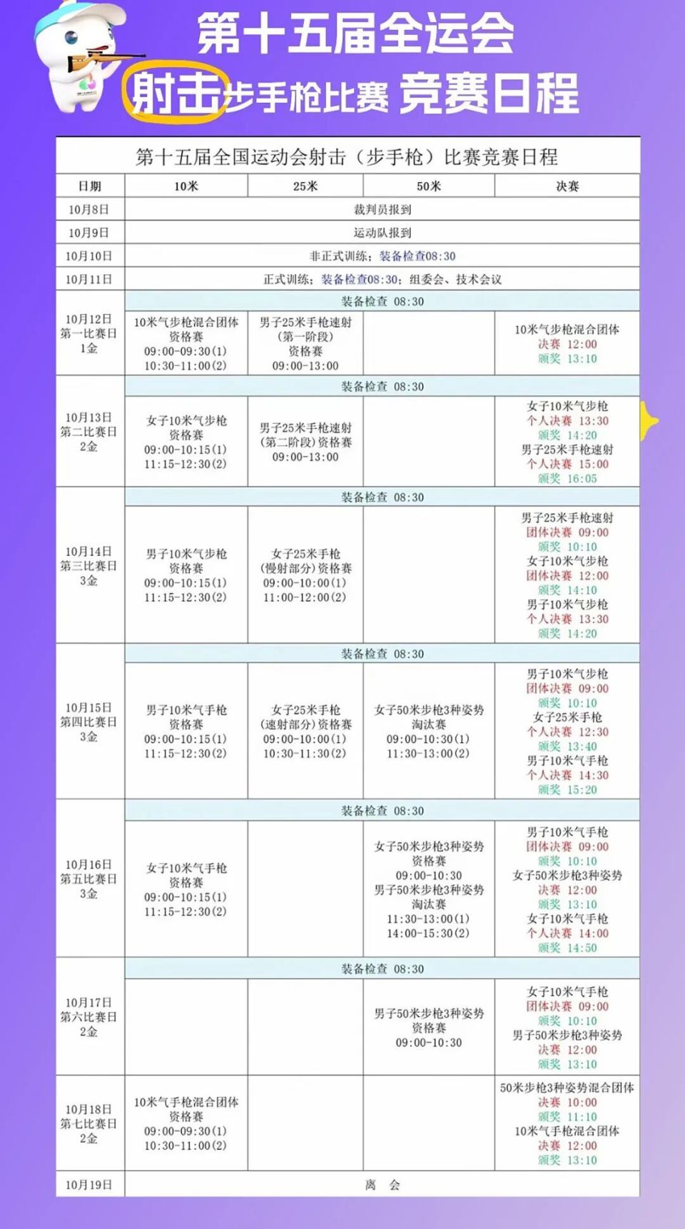 苏连博凡展, 全运会射击 苏连博凡展, 全运会射击